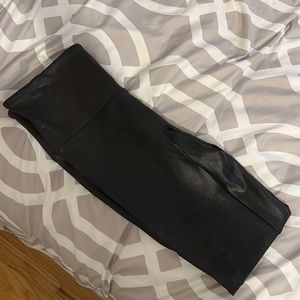 Spanx faux leather leggings
